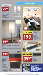 Gazetka promocyjna Aldi - Pełny katalog - Gazetka - ważna od 16.04 do 16.04.2022 - strona 35 - produkty: Wycieraczka, Philips, Lampa, Lornetka, Lampa stołowa, Obiektyw