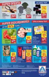 Gazetka promocyjna Aldi - Oferta weekendowa - Gazetka - ważna od 19.07 do 19.07.2025 - strona 12 - produkty: Kurczak, Elseve, Ser, Por, Gin, Filet z piersi kurczaka, Mięsne specjały, Kosz, O nas, Koszula, Pierre Cardin, Szampon, Biuro, Arbuz, Masło, Bokserki, Fa