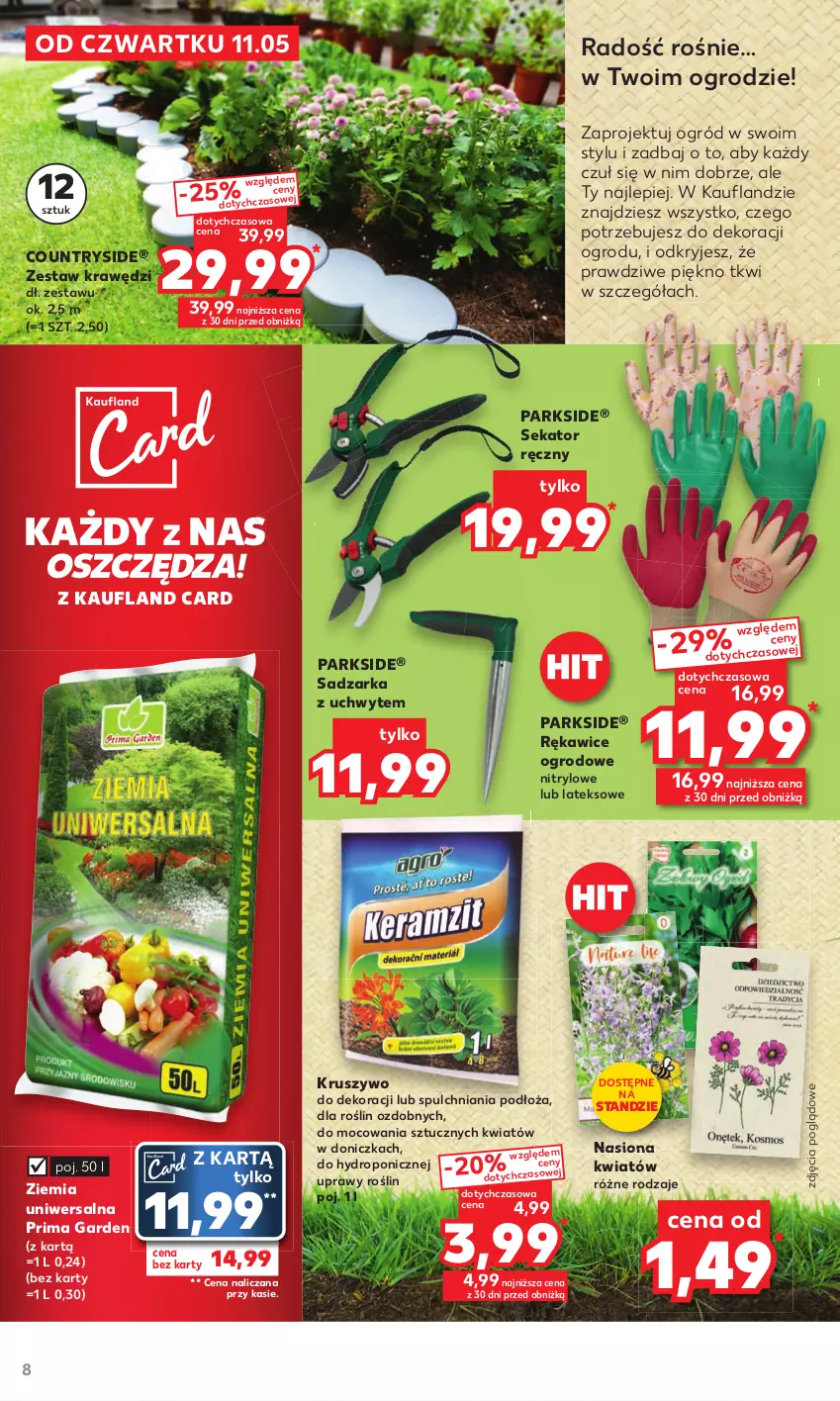 Gazetka promocyjna Kaufland - Kaufland - ważna 11.05 do 24.05.2023 - strona 8 - produkty: Ogród, Parkside, Prima, Rękawice, Sekator