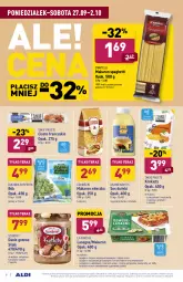 Gazetka promocyjna Aldi - Gazetka - ważna od 02.10 do 02.10.2021 - strona 8 - produkty: Mozzarella, Piec, Tortelloni, Makaron, Ciasto francuskie, Warzywa, Sos, Ser, Rum, Gin, Krokiety, Gorgonzola, Kuchnia, Ricotta, Skandinavic’s, Tera, Pieczarka, Kapustą, Spaghetti, Edam, Kotlet, Lasagne, Grill, Szubryt, Emmental, Danie gotowe