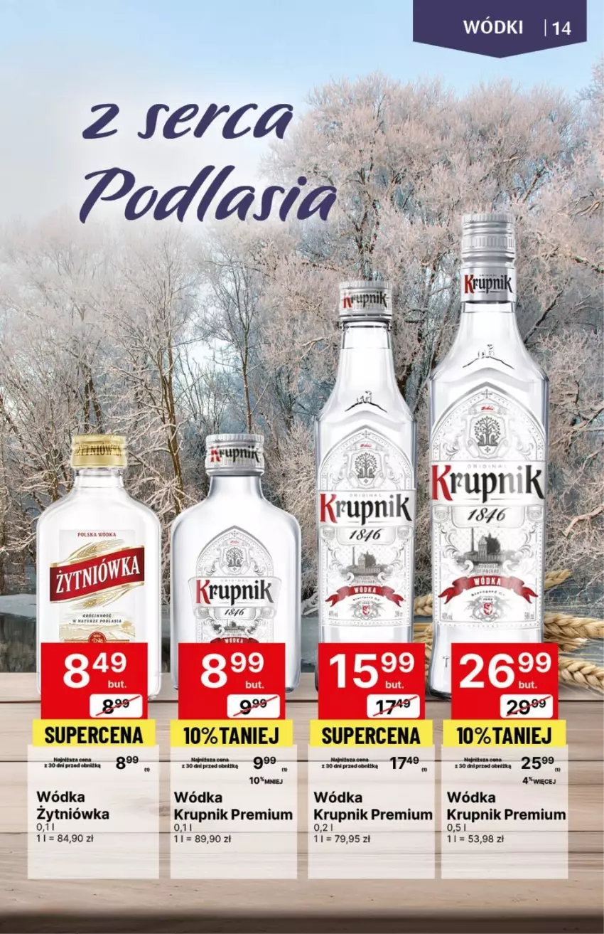 Gazetka promocyjna Delikatesy Centrum - DeliBarek DC06-DC07 - ważna 08.02 do 21.02.2024 - strona 14 - produkty: Krupnik, Wódka