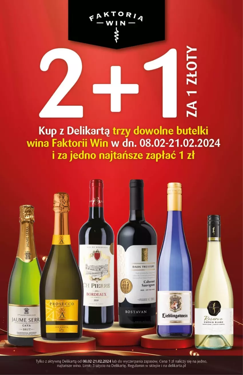 Gazetka promocyjna Delikatesy Centrum - DeliBarek DC06-DC07 - ważna 08.02 do 21.02.2024 - strona 2 - produkty: Fa, Ser, Wino