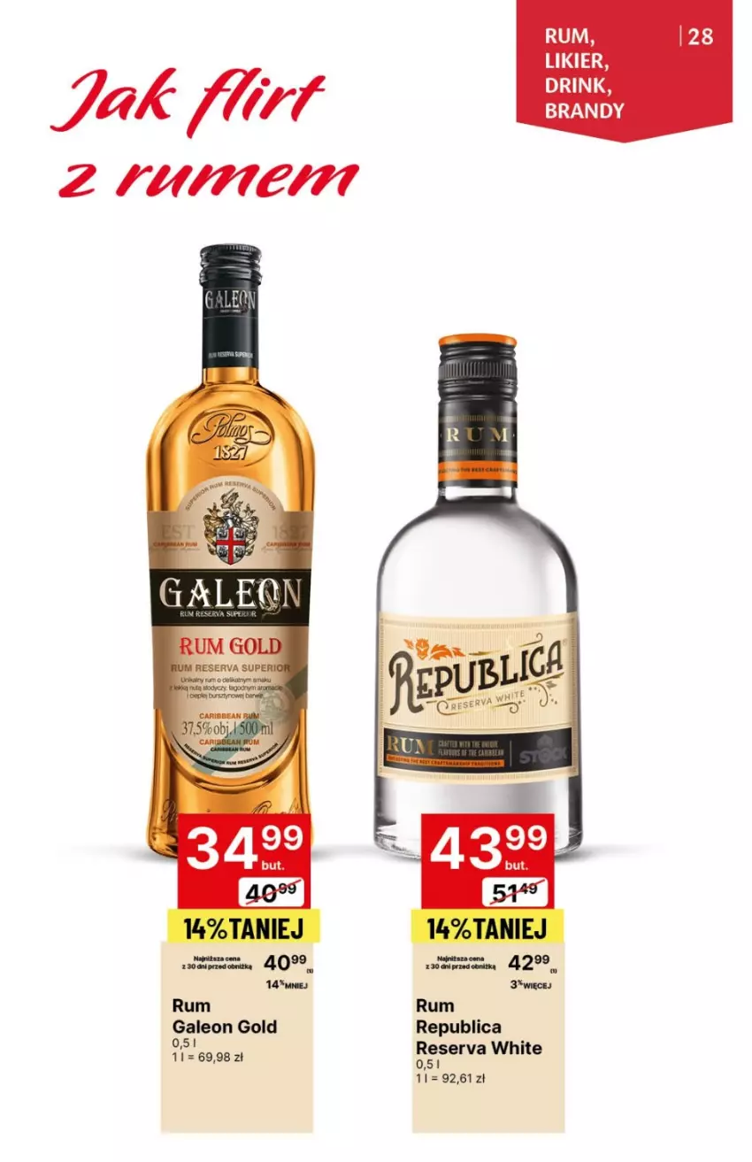 Gazetka promocyjna Delikatesy Centrum - DeliBarek DC06-DC07 - ważna 08.02 do 21.02.2024 - strona 28 - produkty: Brandy, Leon, Likier, Rum, Ser