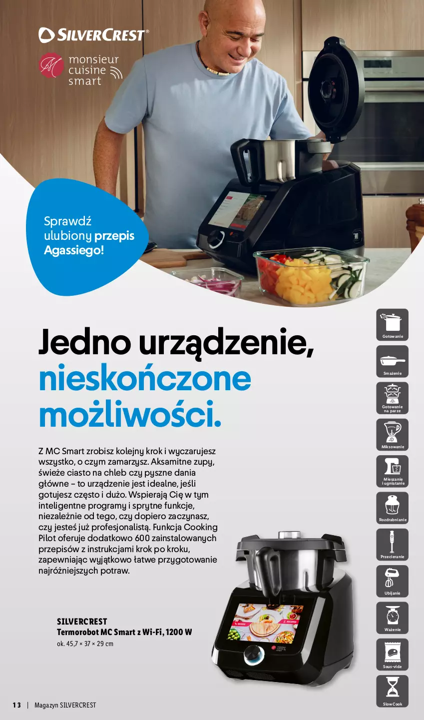Gazetka promocyjna Lidl - Silvercrest - ważna 29.03 do 09.05.2026 - strona 13 - produkty: Aksam, Chleb, Gra, Intel, Olej, Robot, Silvercrest