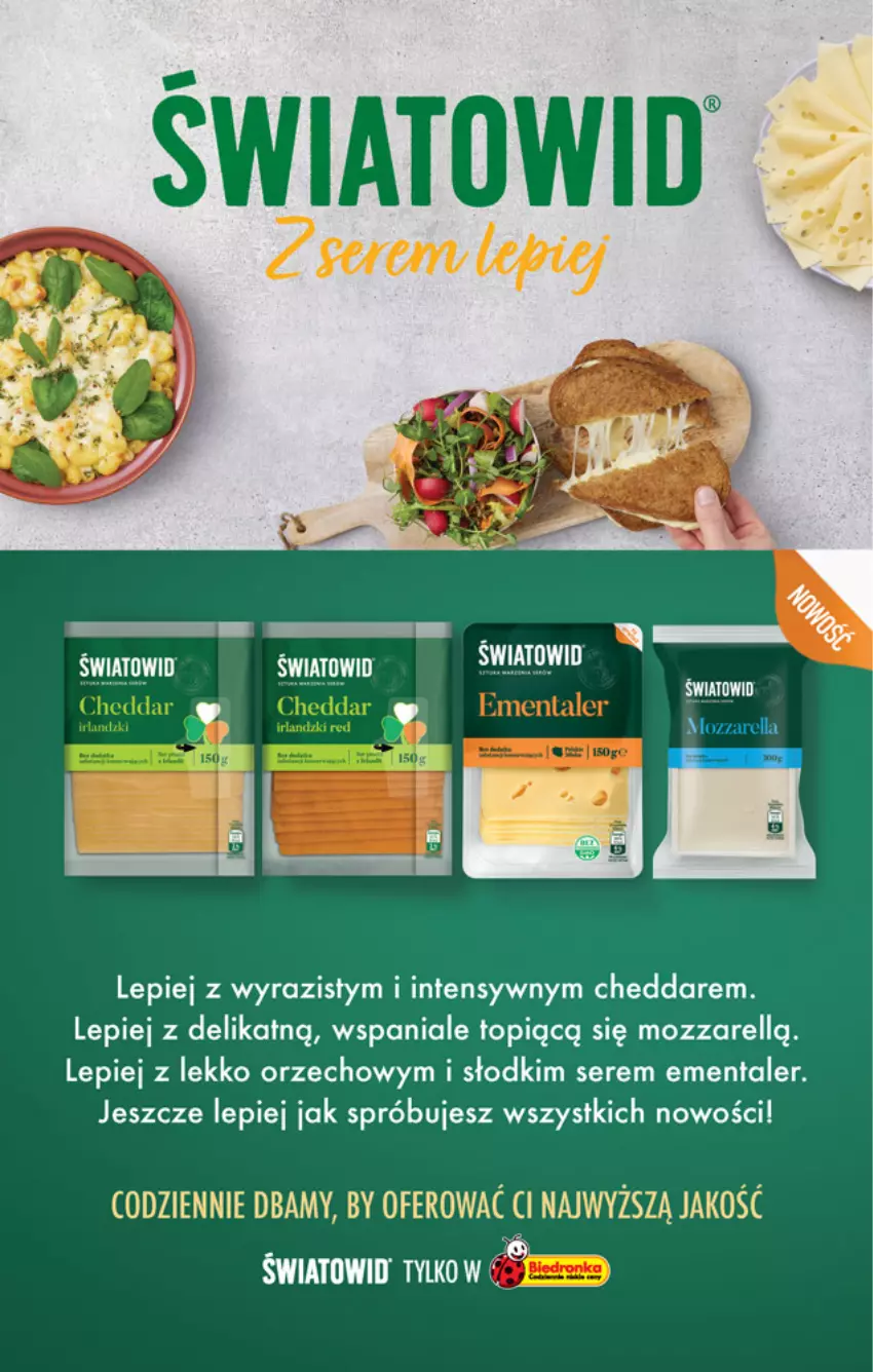 Gazetka promocyjna Biedronka - Ten tydzień - ważna 07.06 do 12.06.2021 - strona 23 - produkty: Cheddar, Ementaler, Mozzarella, Ser, Top