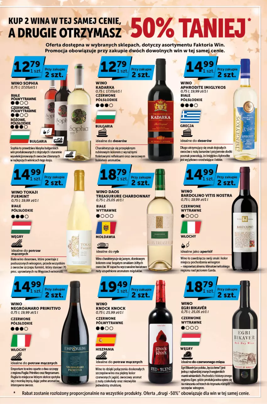 Gazetka promocyjna ABC - ważna 14.12 do 24.12.2023 - strona 7 - produkty: Bukiet, Chardonnay, Deser, Fa, Gry, Nuty, Owoce, Por, Rubin, Ser, Tokaji, Wino