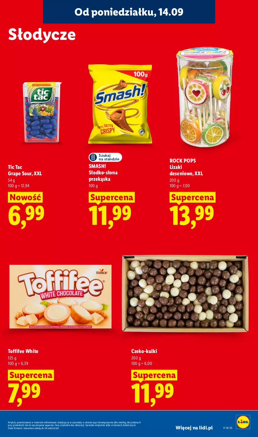 Gazetka promocyjna Lidl - Gazetka ważna od 14.09 do 16.09 - ważna 14.09 do 16.09.2026 - strona 53 - produkty: Gra, Lizaki, Toffifee