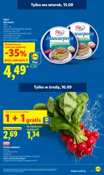 Gazetka promocyjna Lidl - Gazetka ważna od 14.09 do 16.09 - Gazetka - ważna od 16.09 do 16.09.2026 - strona 11 - produkty: Gra, Mascarpone, Pilos