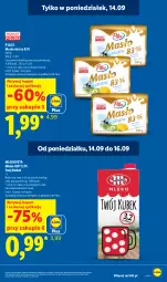 Gazetka promocyjna Lidl - Gazetka ważna od 14.09 do 16.09 - Gazetka - ważna od 16.09 do 16.09.2026 - strona 3 - produkty: Mlekovita, Pilos, Kubek, Masło, Mleko