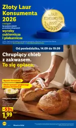 Gazetka promocyjna Lidl - Gazetka ważna od 14.09 do 16.09 - Gazetka - ważna od 16.09 do 16.09.2026 - strona 32 - produkty: Cukier, Laur, Chleb