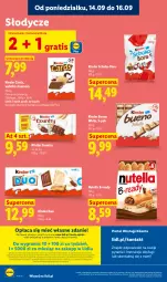 Gazetka promocyjna Lidl - Gazetka ważna od 14.09 do 16.09 - Gazetka - ważna od 16.09 do 16.09.2026 - strona 52 - produkty: Nutella, Por, Gra, Kinder Bueno, Portal, Laur, Mola, Kinder