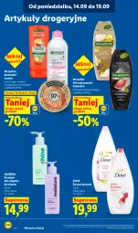 Gazetka promocyjna Lidl - Gazetka ważna od 14.09 do 16.09 - Gazetka - ważna od 16.09 do 16.09.2026 - strona 72 - produkty: Palmolive, Dove, Szampon, Garnier, Odżywka