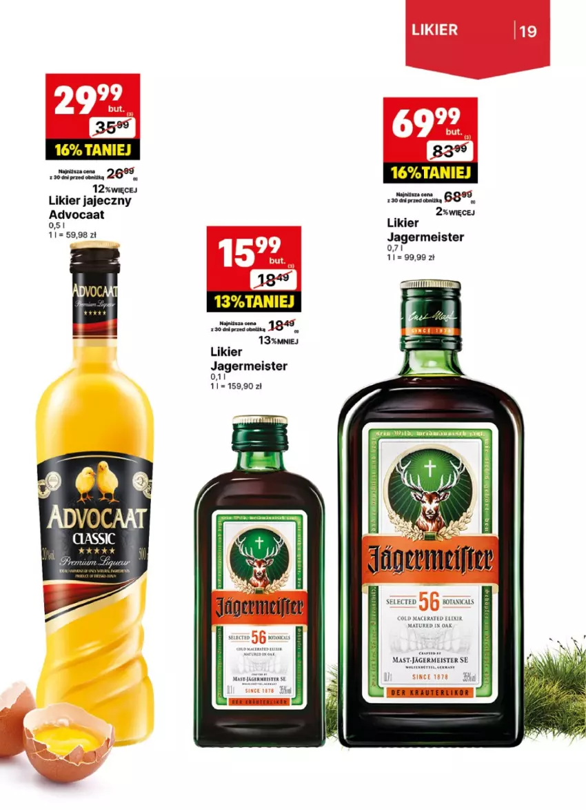 Gazetka promocyjna Delikatesy Centrum - DeliBarek DC10-DC11 - ważna 03.03 do 16.03.2025 - strona 19 - produkty: Acer, Advocaat, Jagermeister, Likier, Likier jajeczny