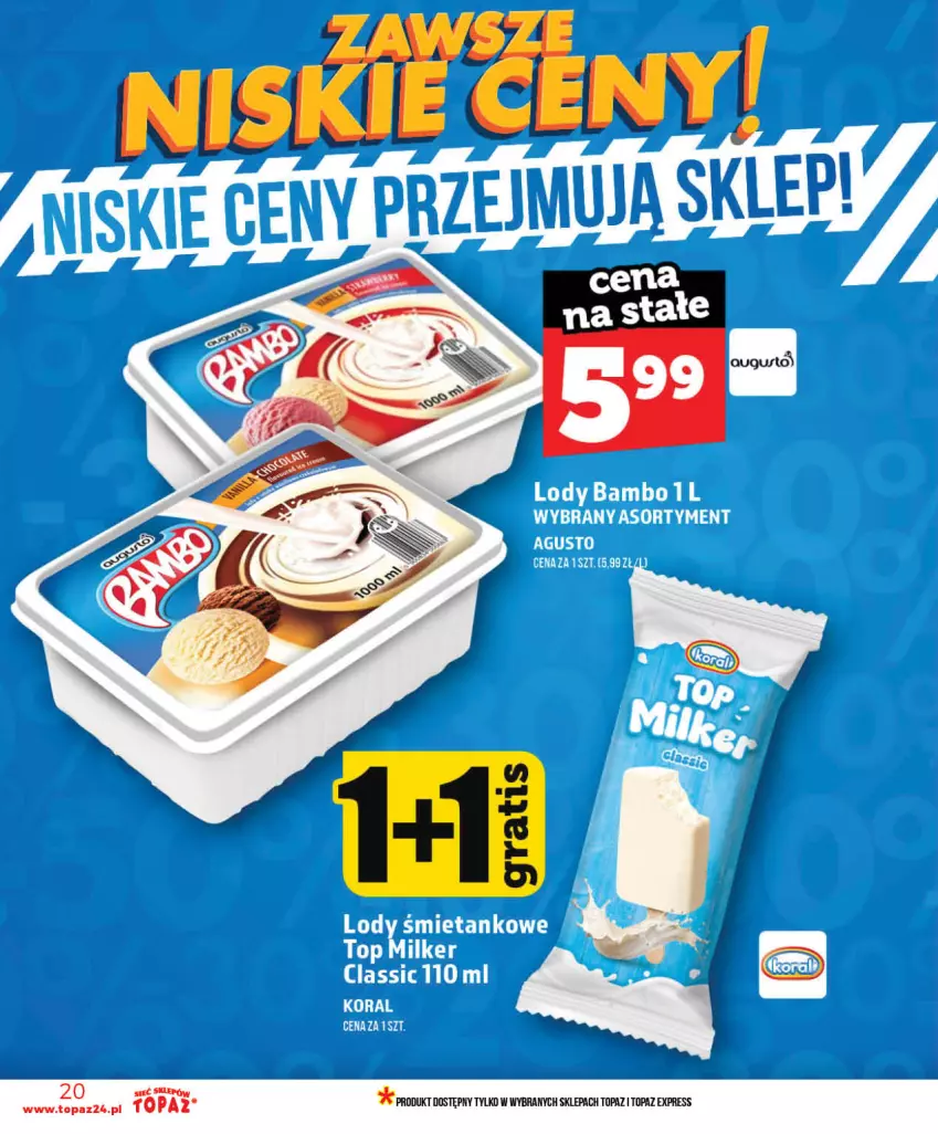 Gazetka promocyjna Topaz - Gazetka - ważna 28.05 do 03.06.2026 - strona 20 - produkty: Top