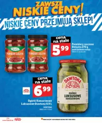 Gazetka promocyjna Topaz - Gazetka - Gazetka - ważna od 03.06 do 03.06.2026 - strona 24 - produkty: Dawtona, Top, Ser, Ogórki konserwowe, Suszone pomidory, Pomidory