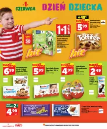 Gazetka promocyjna Topaz - Gazetka - Gazetka - ważna od 03.06 do 03.06.2026 - strona 4 - produkty: Ciastka, Top, Sok, Mleczko, Czekolada, Ptasie mleczko, Toffifee, Ferrero, Kinder