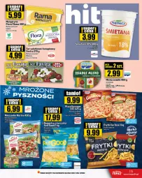 Gazetka promocyjna Topaz - Gazetka - Gazetka - ważna od 05.06 do 05.06.2024 - strona 15 - produkty: Top, Ser, Pur, Gin, Favita, Rama, Mlekovita, Dr. Oetker, Sałat, Pizza, Vita C, Margaryna, Eleo, Ser sałatkowo-kanapkowy, Frytki, Flora, Mleko zsiadłe, Hortex, Mleko, Fa