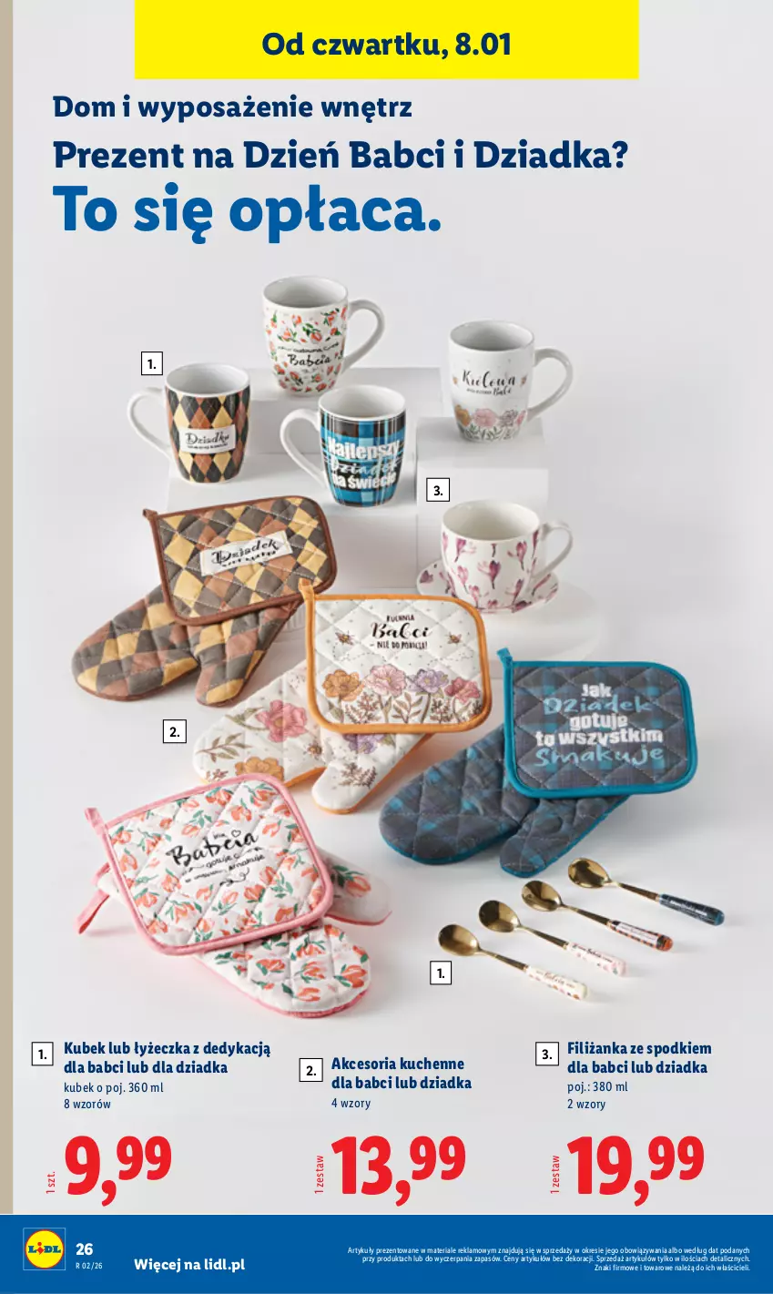 Gazetka promocyjna Lidl - GAZETKA - ważna 05.01 do 10.01.2026 - strona 30 - produkty: Filiżanka, Kubek
