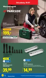 Gazetka promocyjna Lidl - GAZETKA - Gazetka - ważna od 10.01 do 10.01.2026 - strona 38 - produkty: Parkside, Teleskop, Miseczka, Materac, Tera, Pasek, Regał, Pompka, Rower, Pistolet, Ogród, Kompresor, Listwa