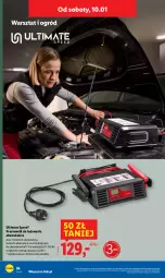 Gazetka promocyjna Lidl - GAZETKA - Gazetka - ważna od 10.01 do 10.01.2026 - strona 40 - produkty: Prostownik, Ogród, Akumulator