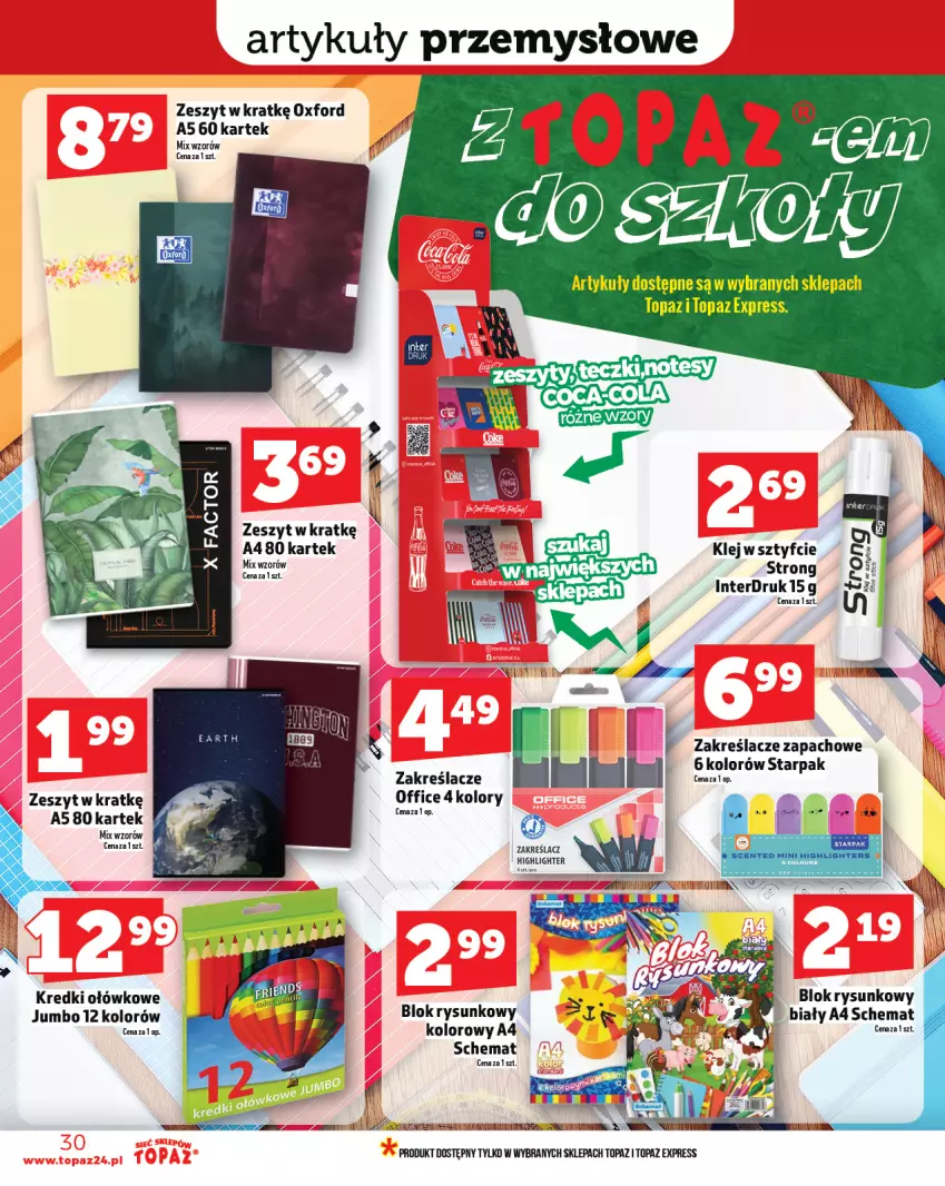 Gazetka promocyjna Topaz - Gazetka - ważna 14.08 do 20.08.2025 - strona 30 - produkty: Klej, Laur, Por, Rama, Top