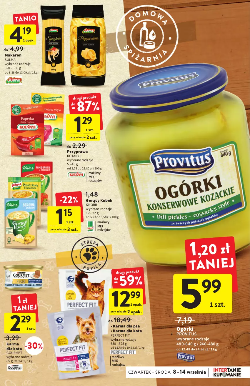 Gazetka promocyjna Intermarche - Gazetka Intermarche - ważna 08.09 do 14.09.2022 - strona 31 - produkty: Knorr, Kubek, Makaron