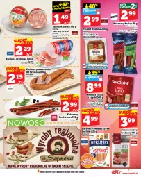 Gazetka promocyjna Topaz - Gazetka - Gazetka - ważna od 08.10 do 08.10.2025 - strona 11 - produkty: Krakus, Top, Sok, Gra, Sokołów, Parówki, Kiełbasa szynkowa, Pasztet, Kiełbasa podwawelska, Salceson, Wawel, Morliny, Boczek, Kabanos, Kiełbasa, Kiełbasa śląska