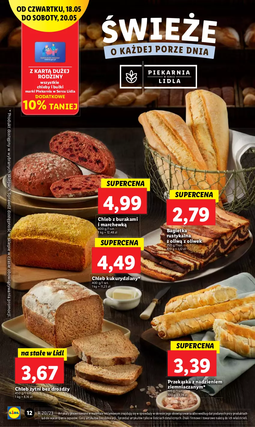 Gazetka promocyjna Lidl - GAZETKA - ważna 18.05 do 20.05.2023 - strona 16 - produkty: Bagietka, Chleb, Rust, Ser