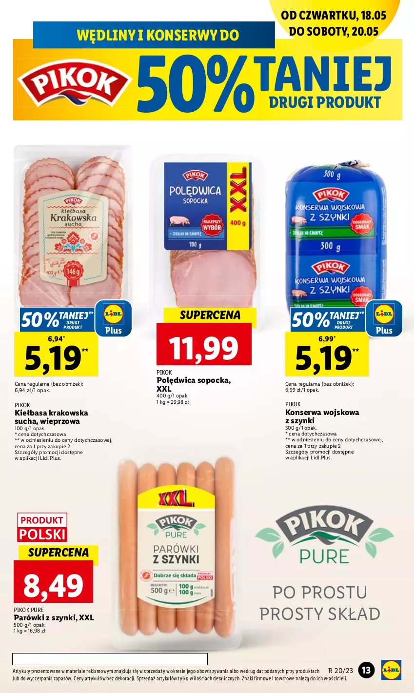 Gazetka promocyjna Lidl - GAZETKA - ważna 18.05 do 20.05.2023 - strona 17 - produkty: PIKOK, Pur, Ser