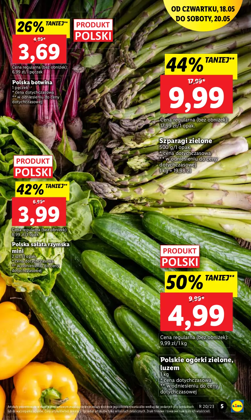 Gazetka promocyjna Lidl - GAZETKA - ważna 18.05 do 20.05.2023 - strona 5 - produkty: Sałat