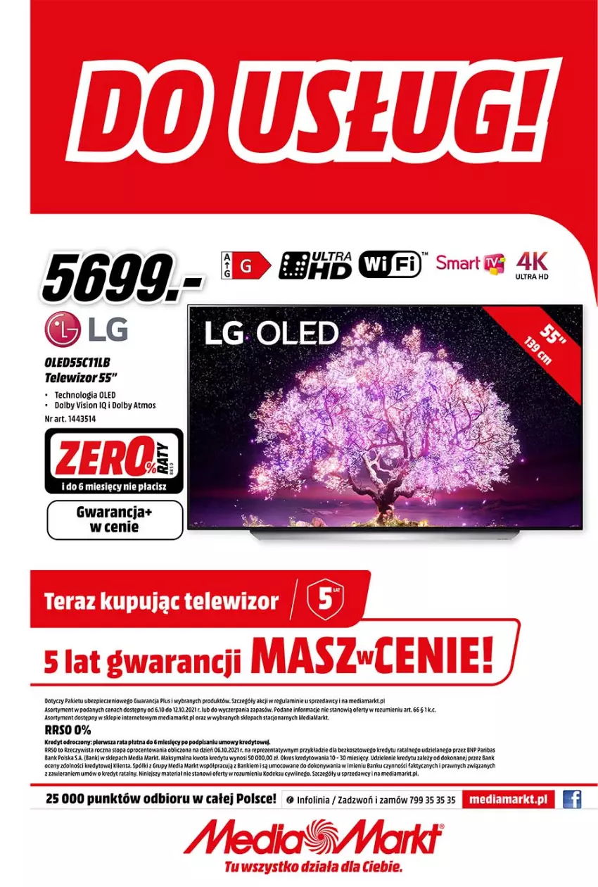 Gazetka promocyjna Media Markt - Gazetka Media Markt - ważna 06.10 do 12.10.2021 - strona 12 - produkty: Fa, Kosz, Piec, Sprzedawcy, Telewizor, Top