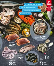 Gazetka promocyjna Selgros - Oferta spożywcza - Gazetka - ważna od 02.03 do 02.03.2022 - strona 5 - produkty: Ostrygi, Sushi, Kalmar, Krewetki, Małże, Kalmary