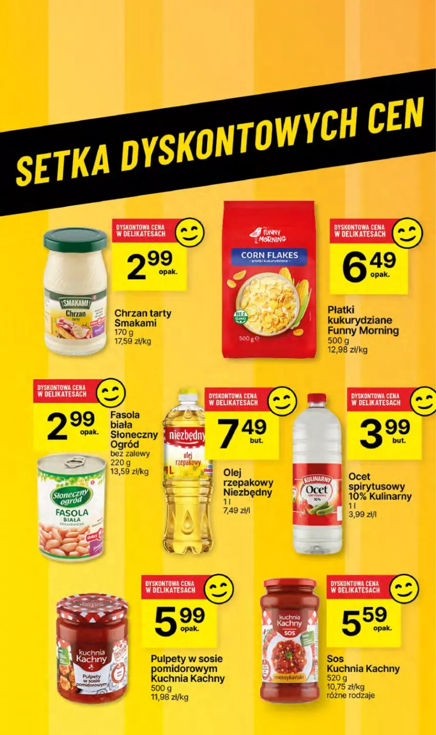 Gazetka promocyjna Delikatesy Centrum - NOWA GAZETKA Delikatesy Centrum od 4 lipca! 4-10.07.2024 - ważna 04.07 do 10.07.2024 - strona 46 - produkty: Chrzan, Fa, Fasola, Kuchnia, Ocet, Ogród, Olej, Pulpety, Sos, Sos pomidorowy