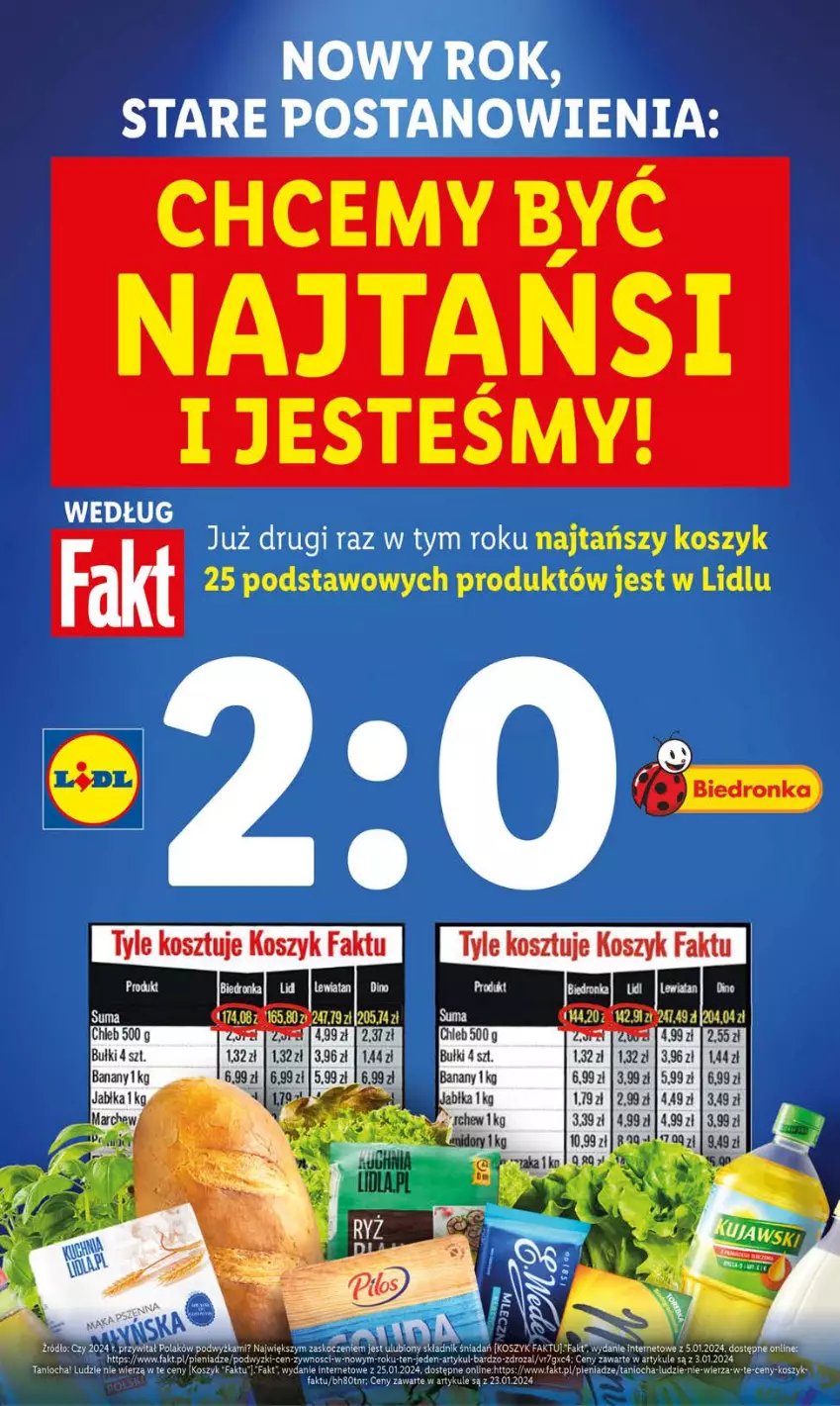 Gazetka promocyjna Lidl - GAZETKA - ważna 01.02 do 03.02.2024 - strona 3 - produkty: Banany, Chleb, Fa, Jabłka, Kosz