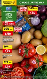 Gazetka promocyjna Lidl - GAZETKA - Gazetka - ważna od 03.02 do 03.02.2024 - strona 18 - produkty: Cebula czerwona, Cebula, Warzywa, Ser, Ziemniaki, Owoce, Chleb, Pomidory