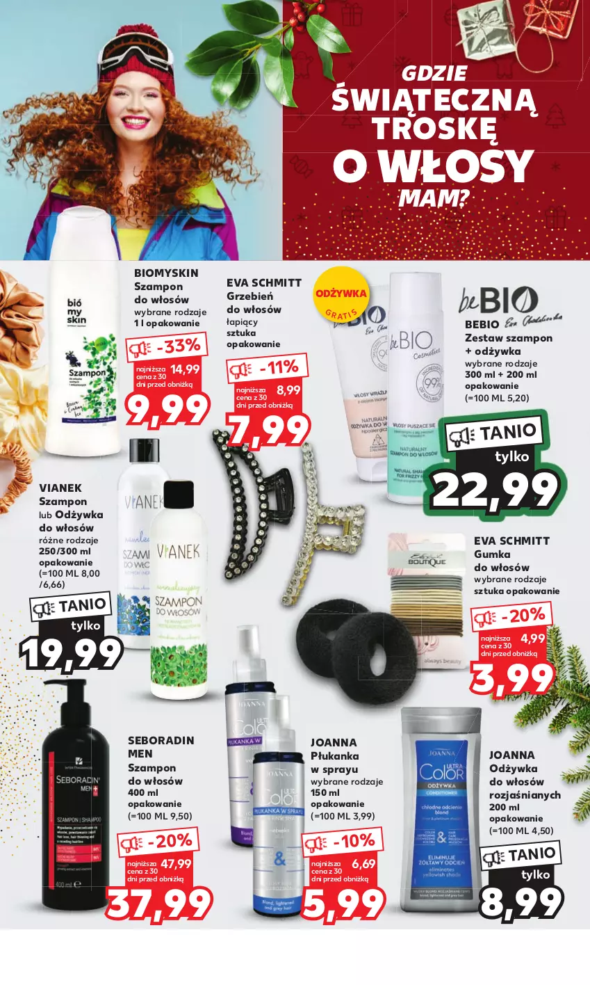 Gazetka promocyjna Kaufland - Kaufland - ważna 07.12 do 19.12.2023 - strona 4 - produkty: Joanna, Odżywka, Seboradin, Szampon