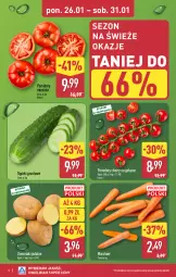 Gazetka promocyjna Aldi - Pełna oferta - Gazetka - ważna od 31.01 do 31.01.2026 - strona 2 - produkty: Ziemniaki, Grunt, Pomidory