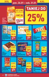 Gazetka promocyjna Aldi - Pełna oferta - Gazetka - ważna od 31.01 do 31.01.2026 - strona 20 - produkty: Goplana, Kawa ziarnista, Mini Grześki, Beskidzki, Chipsy, Kawa, Chrupki, Wafle, Płatki owsiane, LANA, 7 Days, Rogal, Grześki, Aksam, Gofry, Kakao