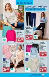 Gazetka promocyjna Aldi - Pełna oferta - Gazetka - ważna od 31.01 do 31.01.2026 - strona 23 - produkty: Sweter, Gin, Koszula nocna, Kosz, Koszula, Wełna, Piżama, Fa