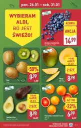 Gazetka promocyjna Aldi - Pełna oferta - Gazetka - ważna od 31.01 do 31.01.2026 - strona 3 - produkty: Sok, Kiwi, Pomarańcze, Mango