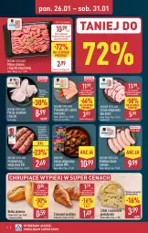 Gazetka promocyjna Aldi - Pełna oferta - Gazetka - ważna od 31.01 do 31.01.2026 - strona 6 - produkty: Kurczak, Mięso mielone, Mięso mielone z łopatki wieprzowej, Sos, Por, Polędwiczka wieprzowa, Mięsne specjały, Croissant, Schab wieprzowy, Morliny, Kiełbasa biała, Chleb, Kiełbasa, Bułka, Mięso