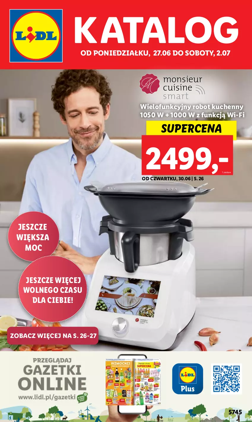 Gazetka promocyjna Lidl - GAZETKA - ważna 27.06 do 02.07.2022 - strona 1 - produkty: Robot