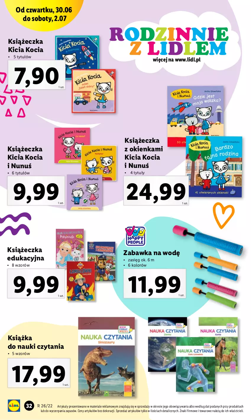 Gazetka promocyjna Lidl - GAZETKA - ważna 27.06 do 02.07.2022 - strona 36 - produkty: Koc, Książka, Zabawka