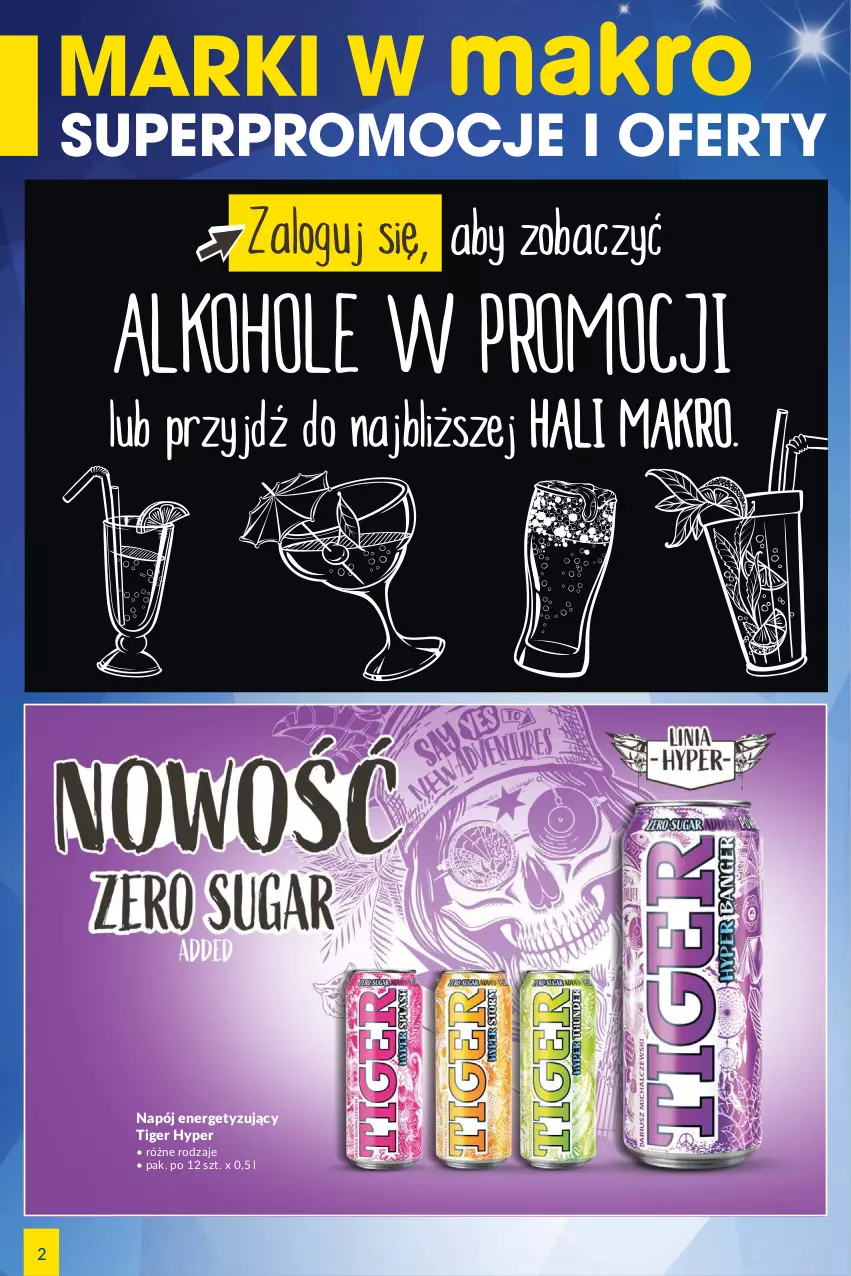 Gazetka promocyjna Makro - [Oferta specjalna] Marki w MAKRO - ważna 22.02 do 07.03.2022 - strona 2 - produkty: Napój, Tiger