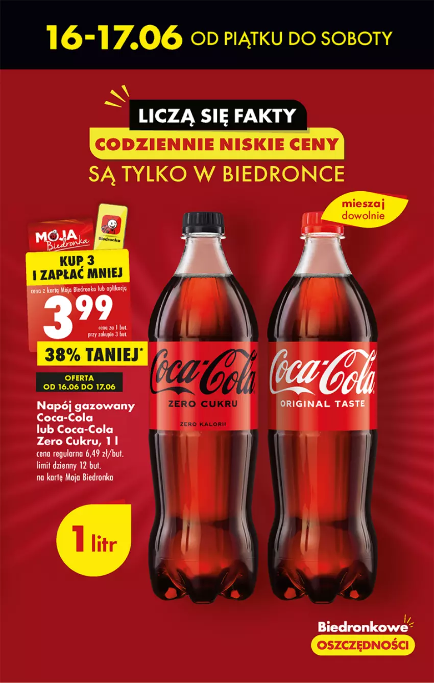 Gazetka promocyjna Biedronka - Gazetka - Biedronka.pl - ważna 15.06 do 21.06.2023 - strona 11 - produkty: Coca-Cola, Dron, Napój, Napój gazowany