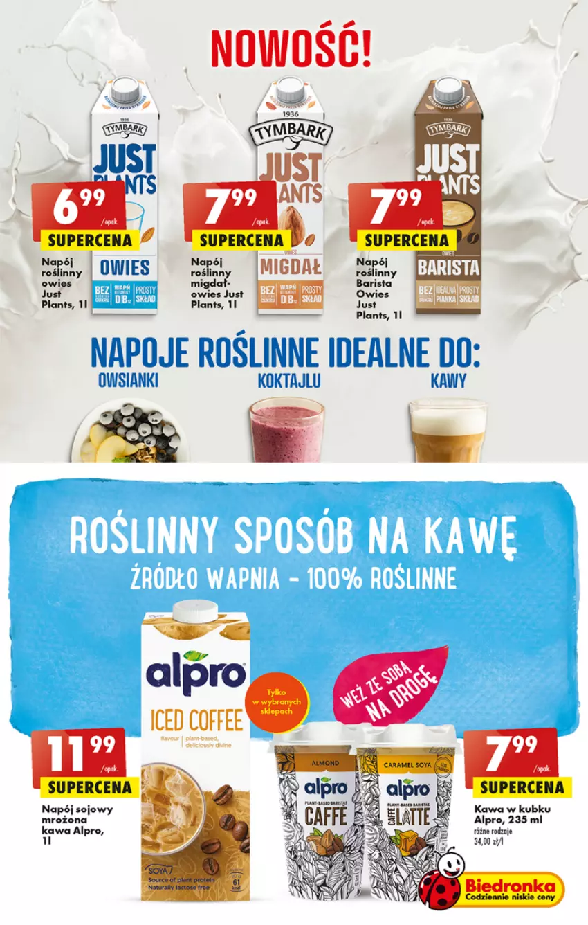 Gazetka promocyjna Biedronka - Gazetka - Biedronka.pl - ważna 15.06 do 21.06.2023 - strona 37 - produkty: Alpro, Kawa, Napój, Napój roślinny, Napoje