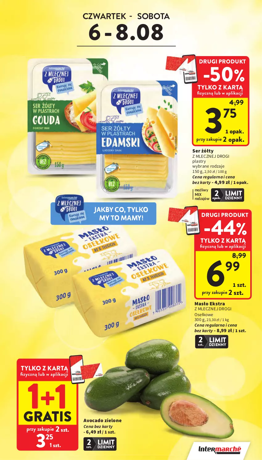 Gazetka promocyjna Intermarche - Gazetka Intermarche - ważna 06.08 do 12.08.2026 - strona 3 - produkty: Avocado, Gra, Masło, Ser