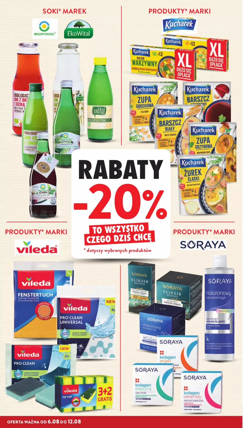 Gazetka promocyjna Intermarche - Gazetka Intermarche - ważna 06.08 do 12.08.2026 - strona 6 - produkty: Sok