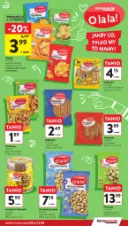 Gazetka promocyjna Intermarche - Gazetka Intermarche - Gazetka - ważna od 12.08 do 12.08.2026 - strona 27 - produkty: Pistacje, Orzeszki, Chipsy, Sezam, Precelki, Orzeszki ziemne, Krakersy