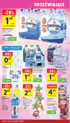 Gazetka promocyjna Intermarche - Gazetka Intermarche - Gazetka - ważna od 12.08 do 12.08.2026 - strona 32 - produkty: Nałęczowianka, Sok, Mus, Primavera, LANA, Napój izotoniczny, Prima, Tymbark, Oshee, Woda mineralna, Staropolanka, Woda, Napój, Hortex